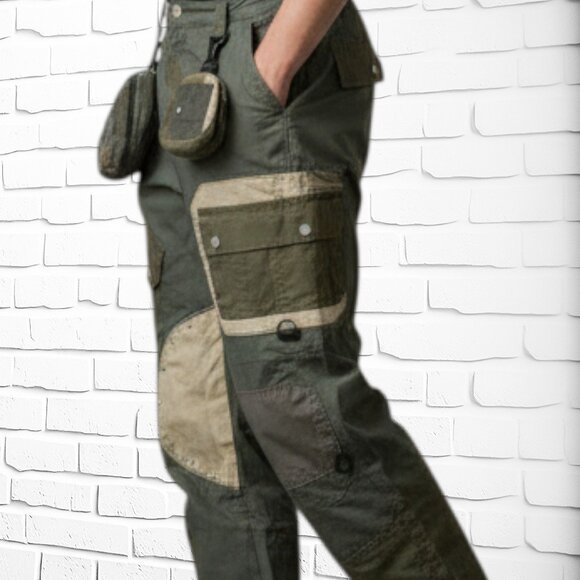 Men’s mnml Multi-Pocket Cargo Pants – Size 40" - Picture 2 of 9